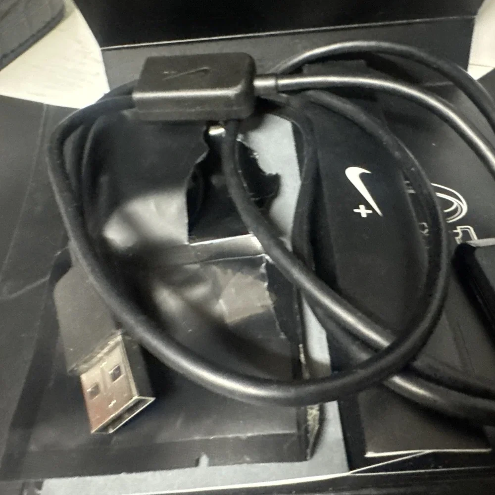Nike+ FuelBand Small Black Crimson GUC With Charger